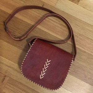 NWOT Small Handmade Leather Purse